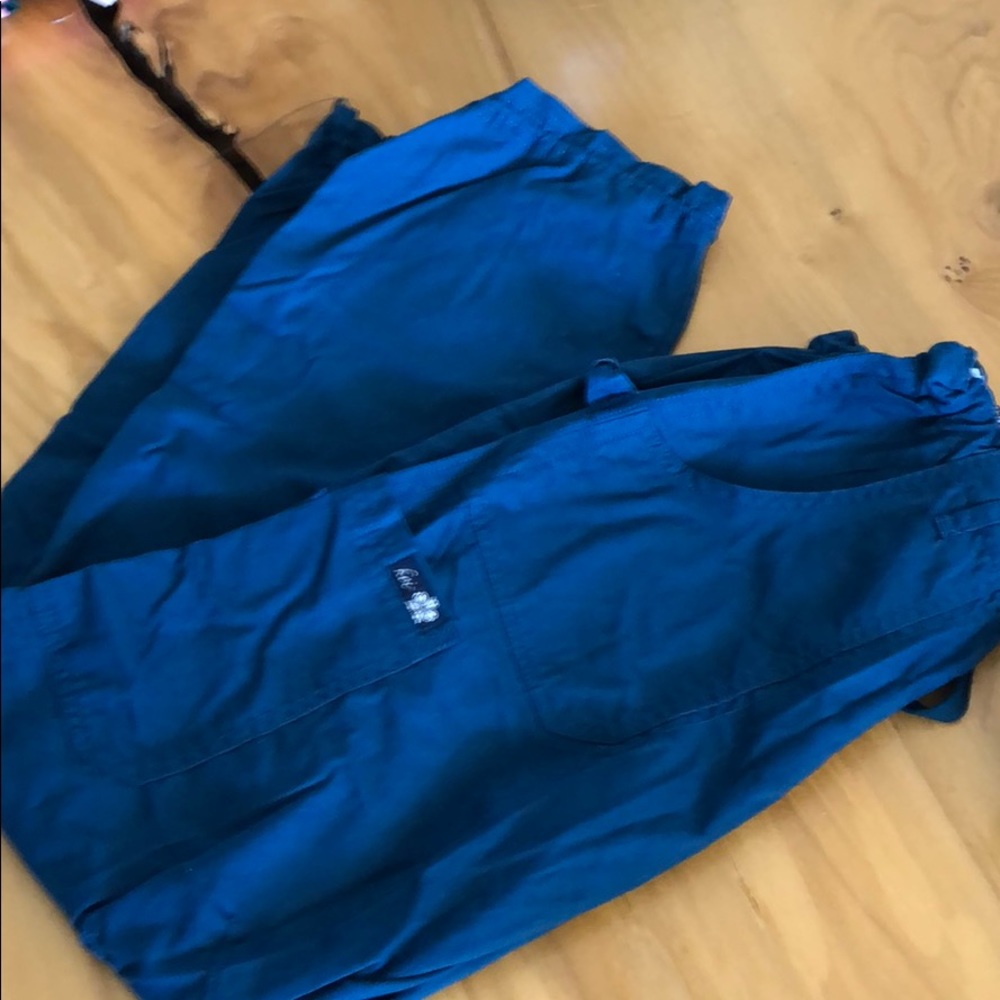 Koi pant scrubs teal